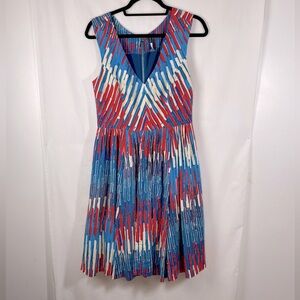 Plenty By Tracy Reese Fit & Flare V-neck Dress 6